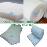 Độ cứng và đàn hồi của bông lọc bụi màu trắng